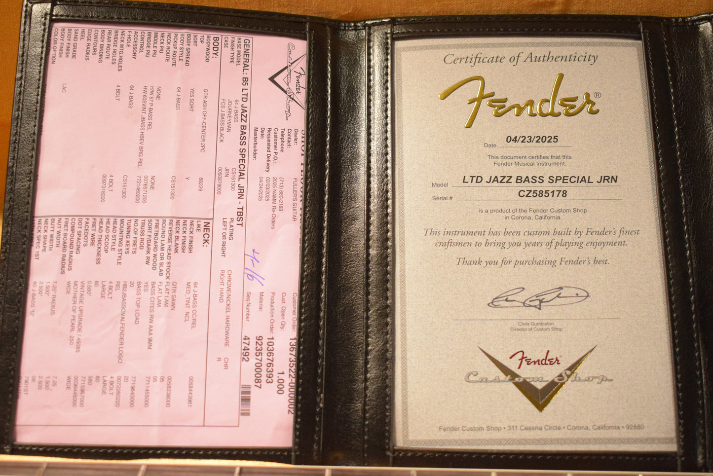 Fender Limited Edition Jazz Bass Special Journeyman Relic Tobacco Sunburst Rosewood Fingerboard