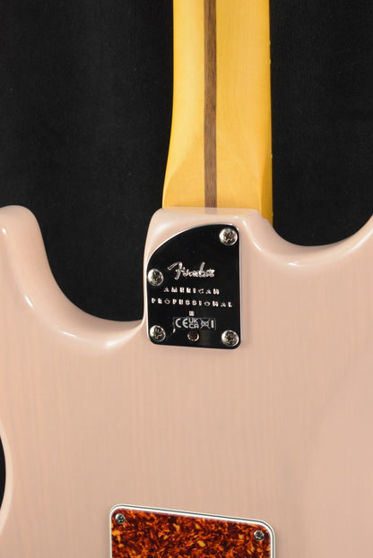 Fender American Professional II Stratocaster Thinline Transparent Shell Pink Rosewood Fingerboard