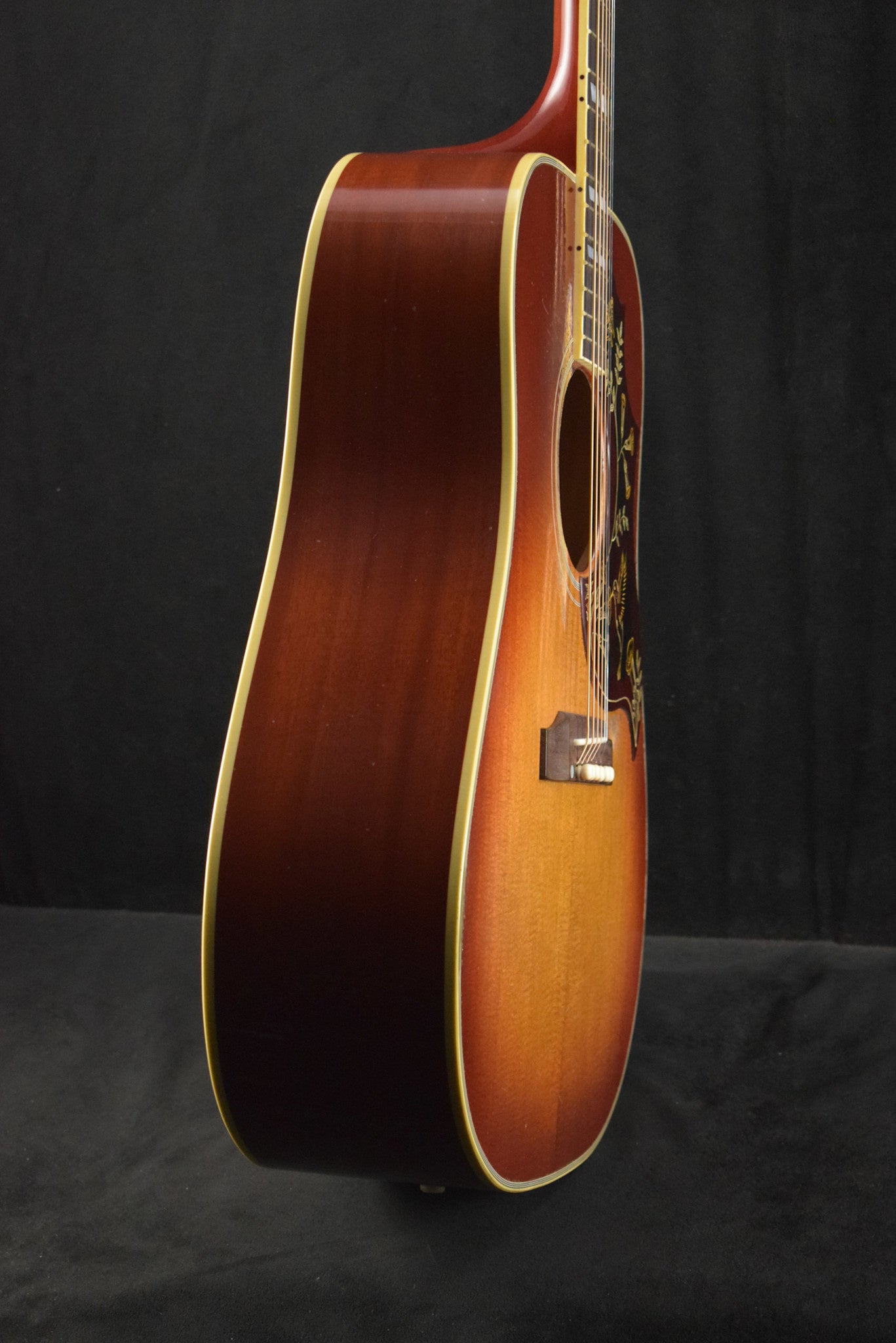 Gibson Murphy Lab 1960 Hummingbird Fixed Bridge Heritage Cherry Sunburst Heavy Aged