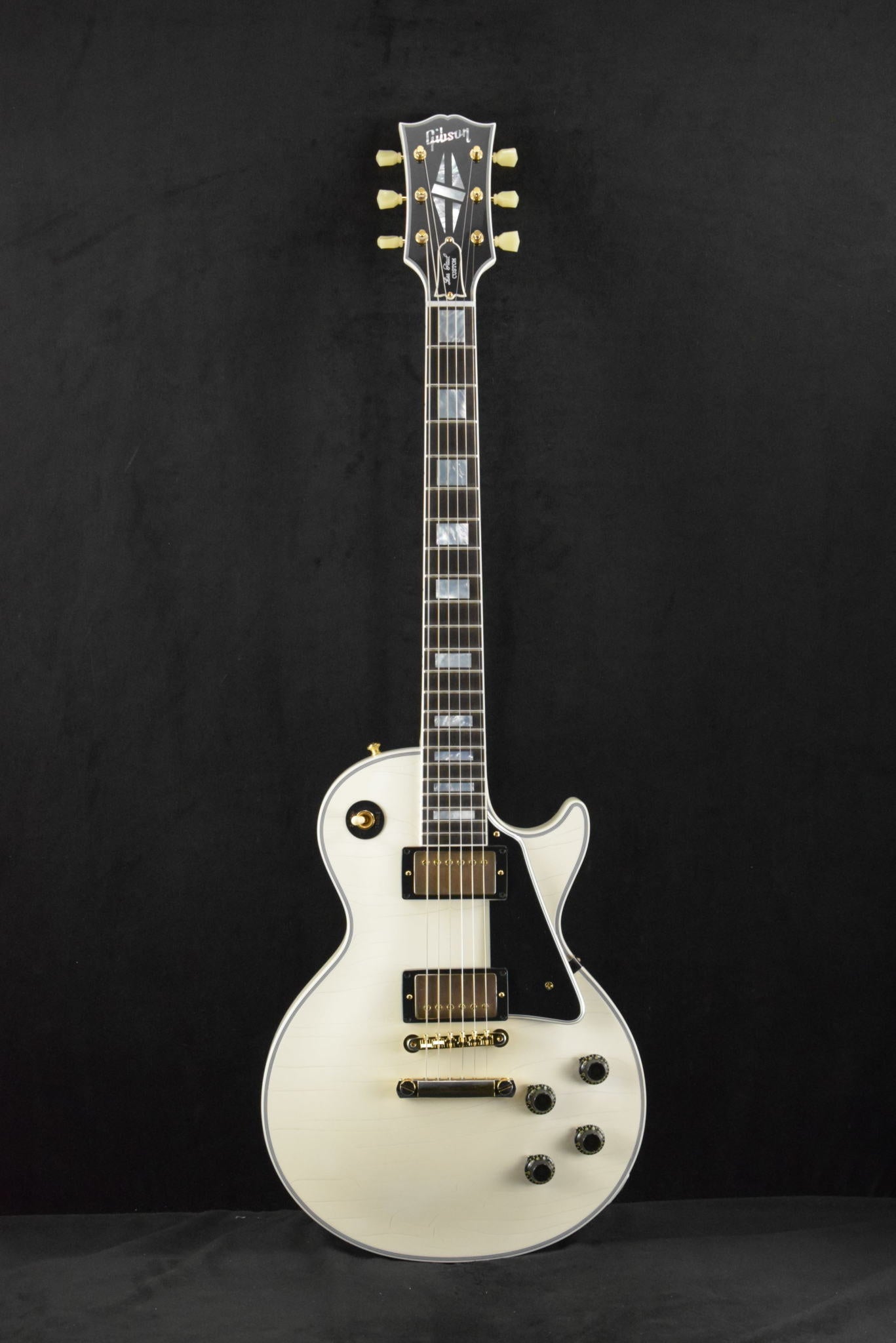 Gibson Murphy Lab 1957 Les Paul Custom 2-Pickup Alpine White Ultra Light Aged Fuller's Exclusive