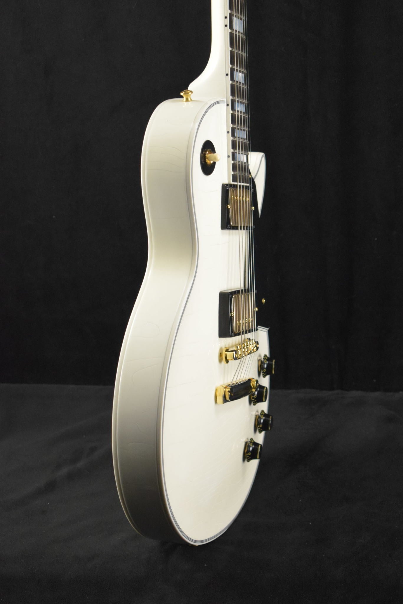 Gibson Murphy Lab 1957 Les Paul Custom 2-Pickup Alpine White Ultra Light Aged Fuller's Exclusive