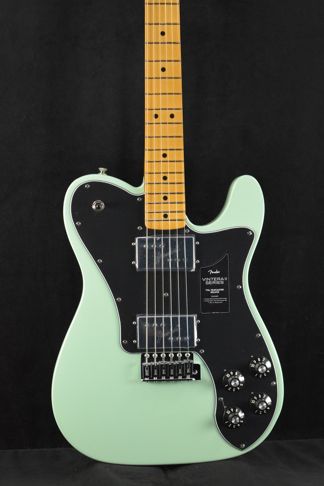 Fender Vintera II '70s Telecaster Deluxe with Tremolo Surf Green Maple Fingerboard