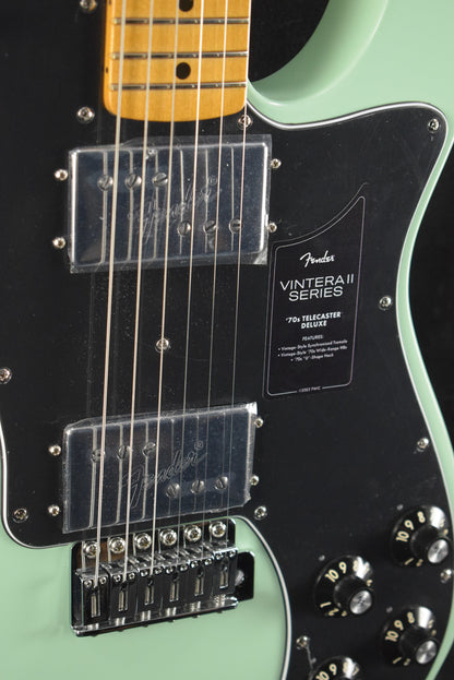Fender Vintera II '70s Telecaster Deluxe with Tremolo Surf Green Maple Fingerboard