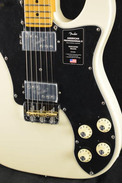 Fender American Professional II Telecaster Deluxe Olympic White Maple Fingerboard