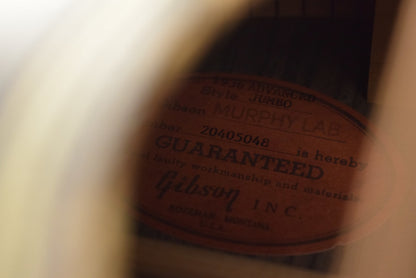 Gibson Custom Shop 1936 Advanced Jumbo Murphy Lab Heavy Aged