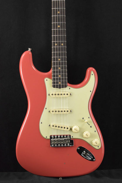 Fender '64 Stratocaster Journeyman Relic w/Closet Classic Hardware - Faded Aged Fiesta Red