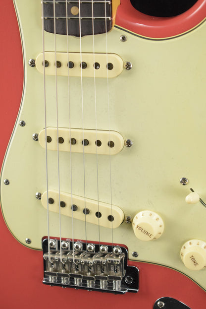 Fender '64 Stratocaster Journeyman Relic w/Closet Classic Hardware - Faded Aged Fiesta Red