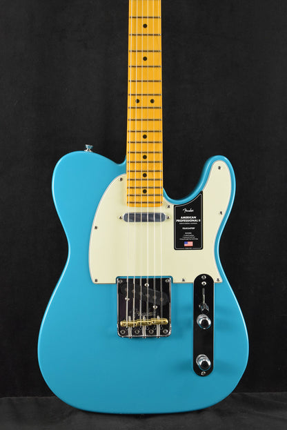 Fender American Professional II Telecaster Miami Blue Maple Fingerboard