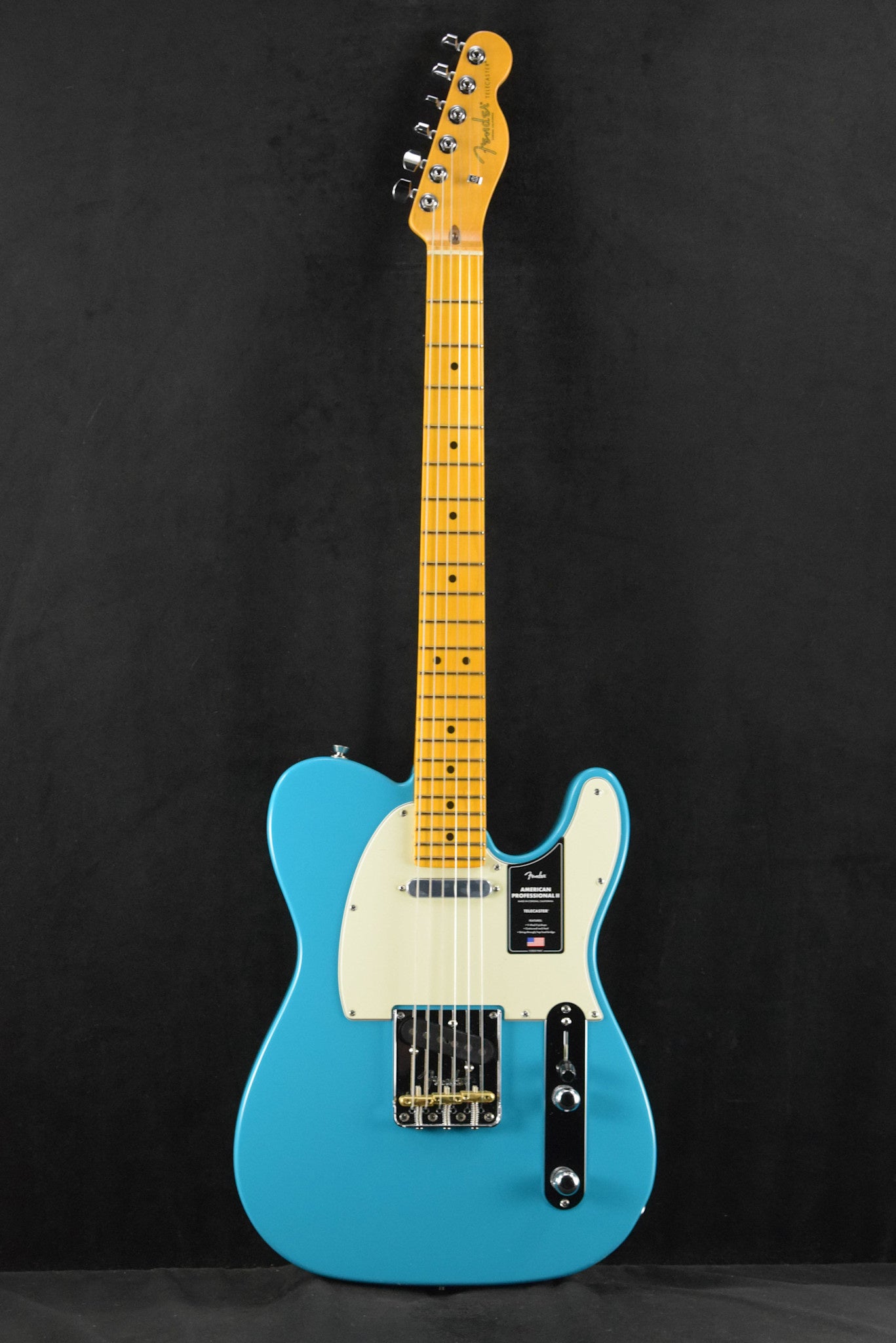 Fender American Professional II Telecaster Miami Blue Maple Fingerboard