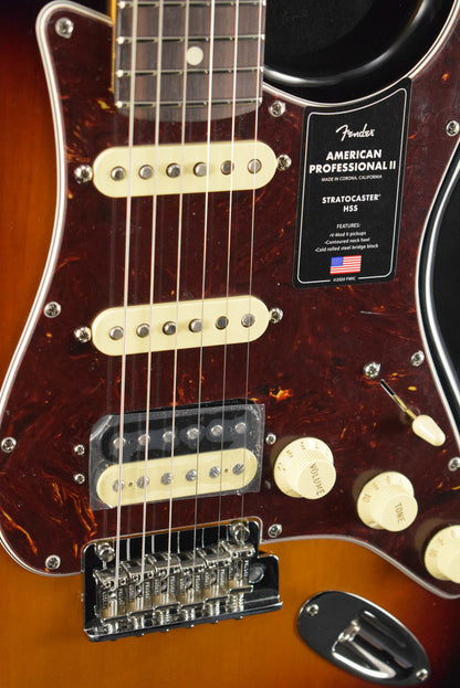 Fender American Professional II Stratocaster HSS 3-Color Sunburst Rosewood Fingerboard