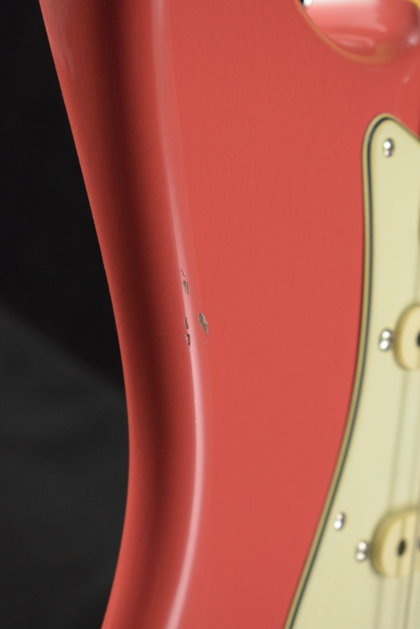 Fender '64 Stratocaster Journeyman Relic w/Closet Classic Hardware - Faded Aged Fiesta Red