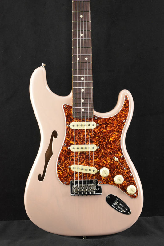 Fender American Professional II Stratocaster Thinline Transparent Shell Pink Rosewood Fingerboard