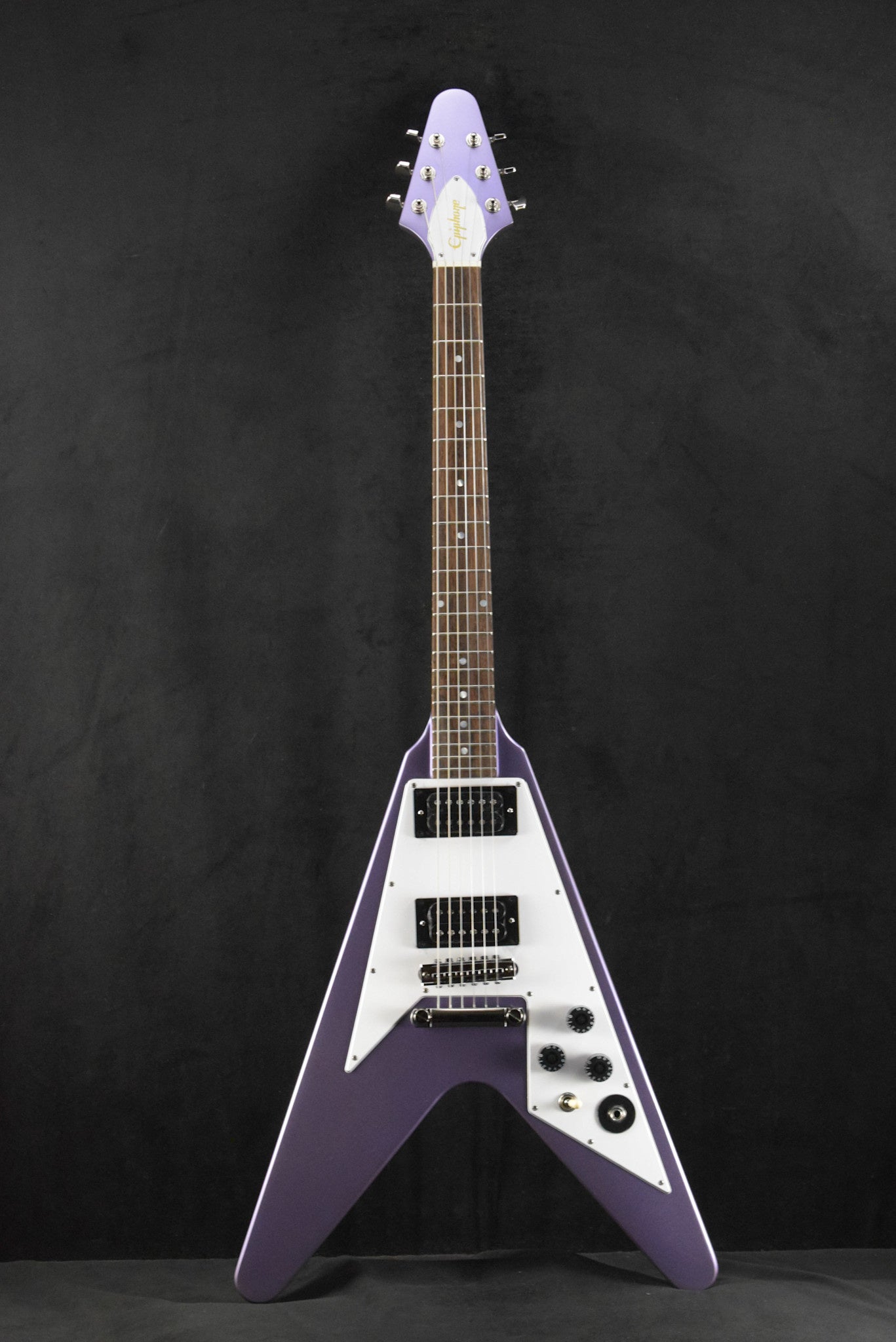 Epiphone Kirk Hammett 1979 Flying V Purple Metallic
