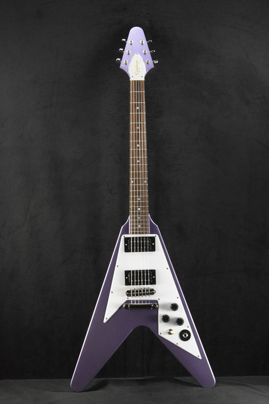 Epiphone Kirk Hammett 1979 Flying V Purple Metallic