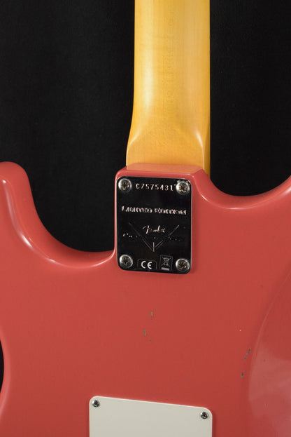 Fender '64 Stratocaster Journeyman Relic w/Closet Classic Hardware - Faded Aged Fiesta Red