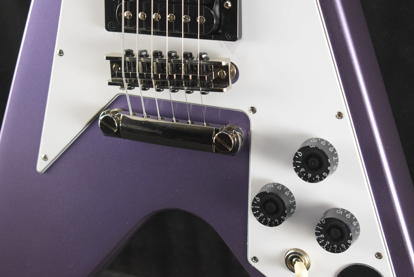 Epiphone Kirk Hammett 1979 Flying V Purple Metallic