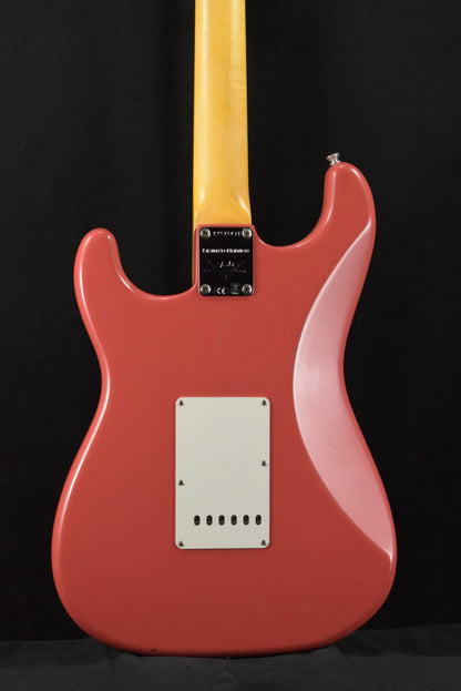 Fender '64 Stratocaster Journeyman Relic w/Closet Classic Hardware - Faded Aged Fiesta Red
