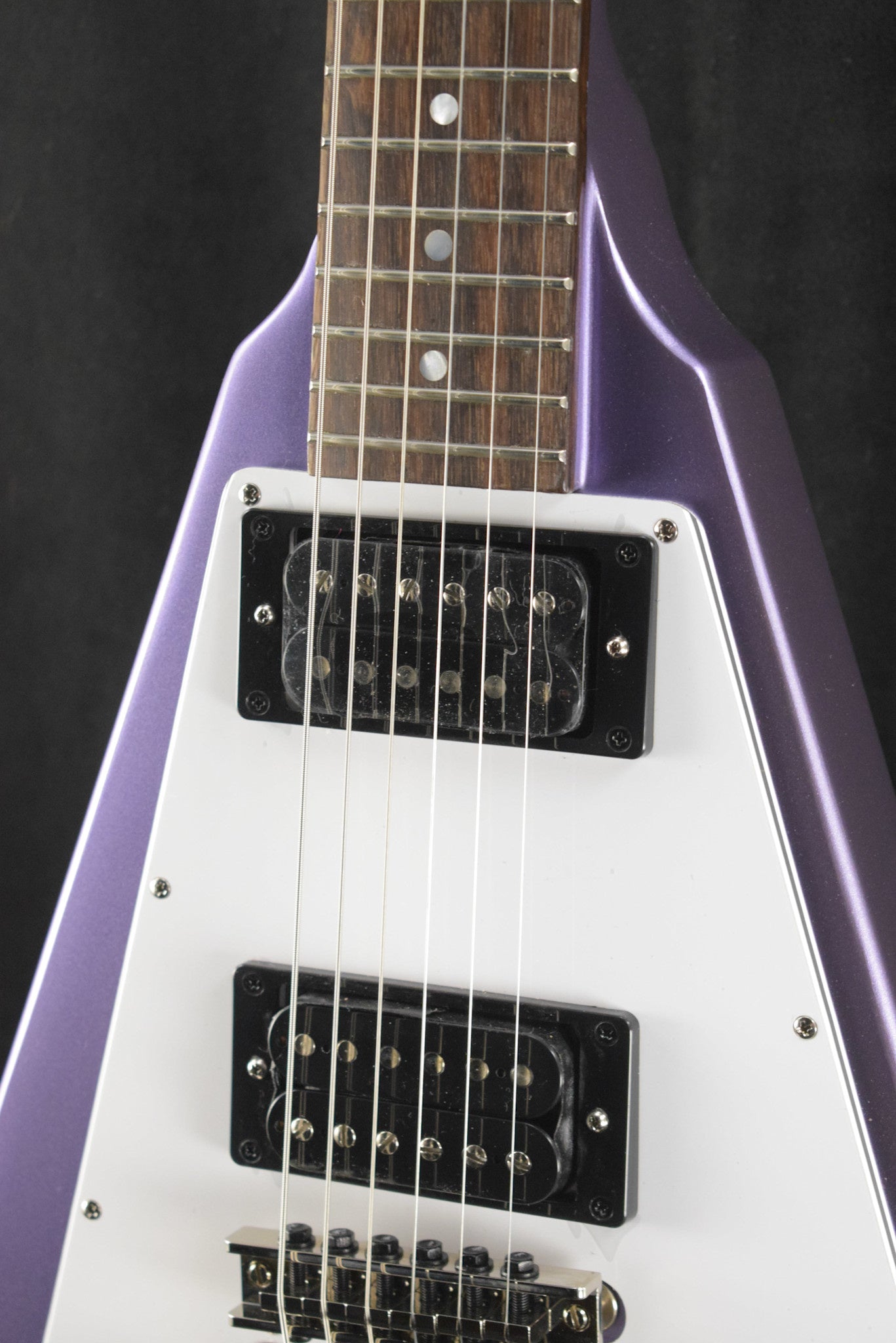 Epiphone Kirk Hammett 1979 Flying V Purple Metallic