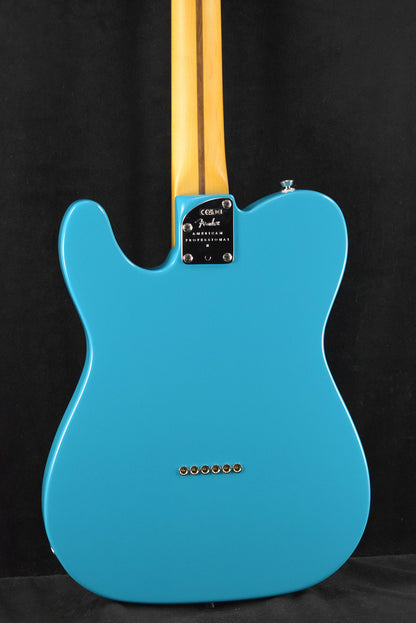 Fender American Professional II Telecaster Miami Blue Maple Fingerboard