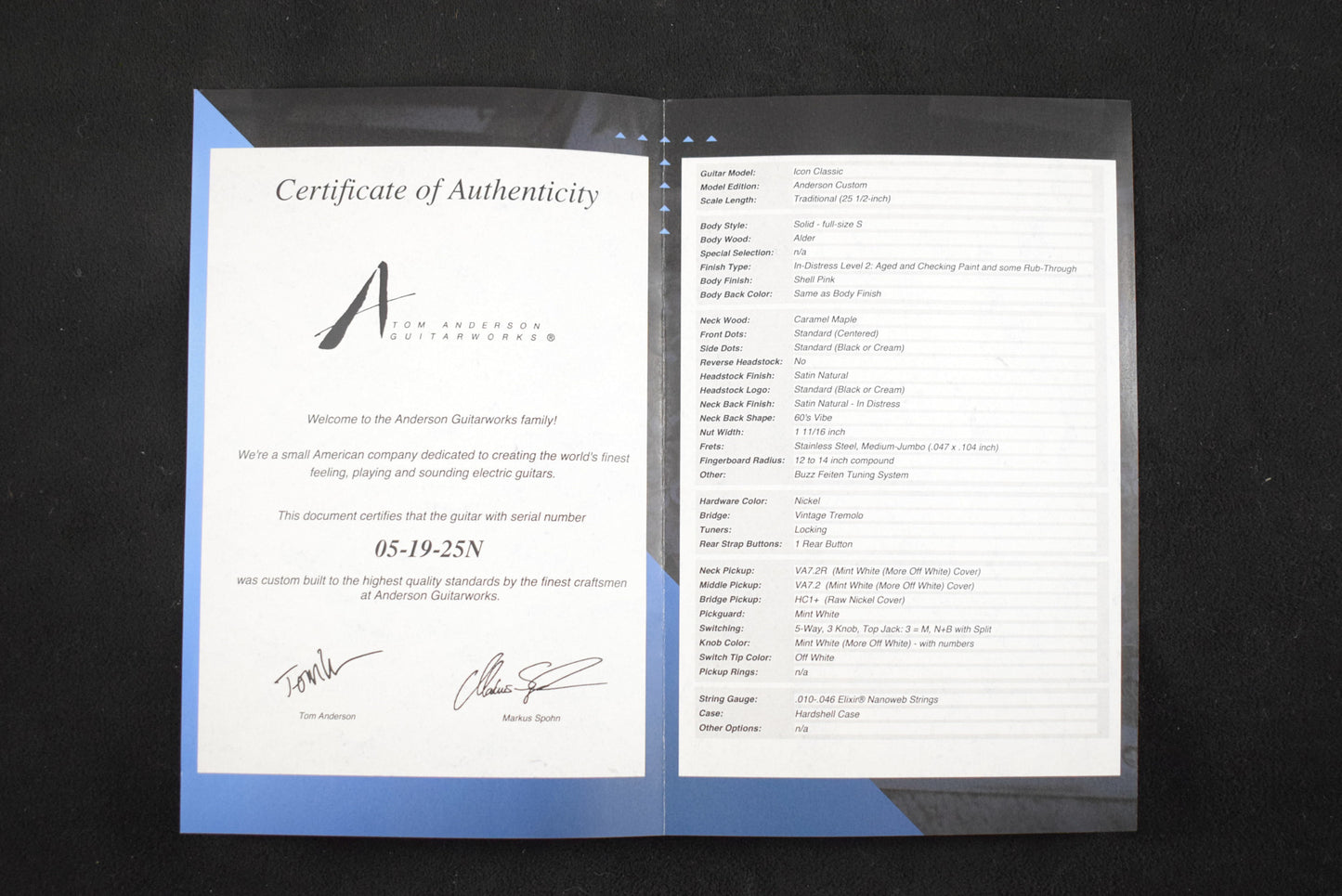 Tom Anderson Icon Classic In-Distress Level 2 Shell Pink