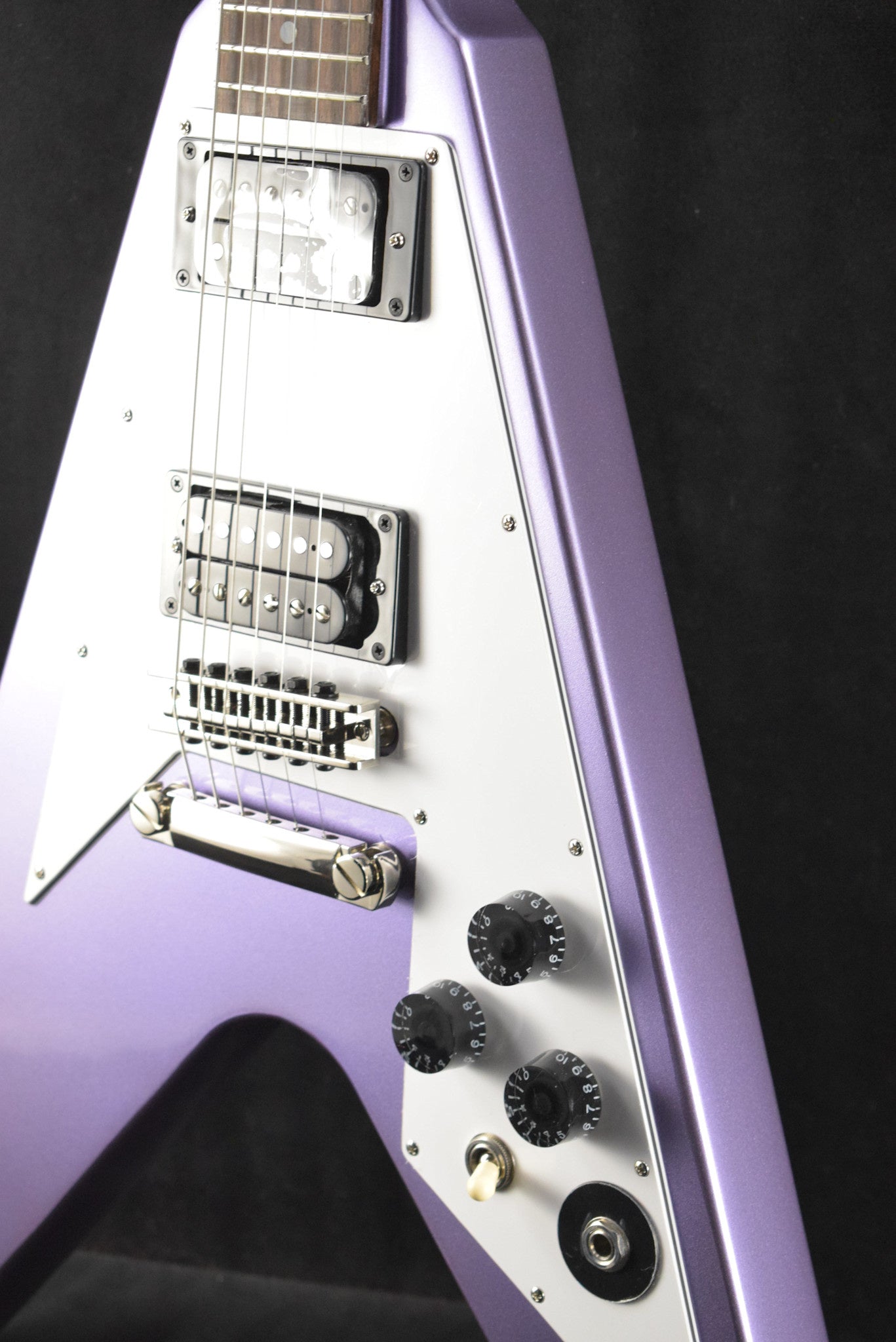 Epiphone Kirk Hammett 1979 Flying V Purple Metallic