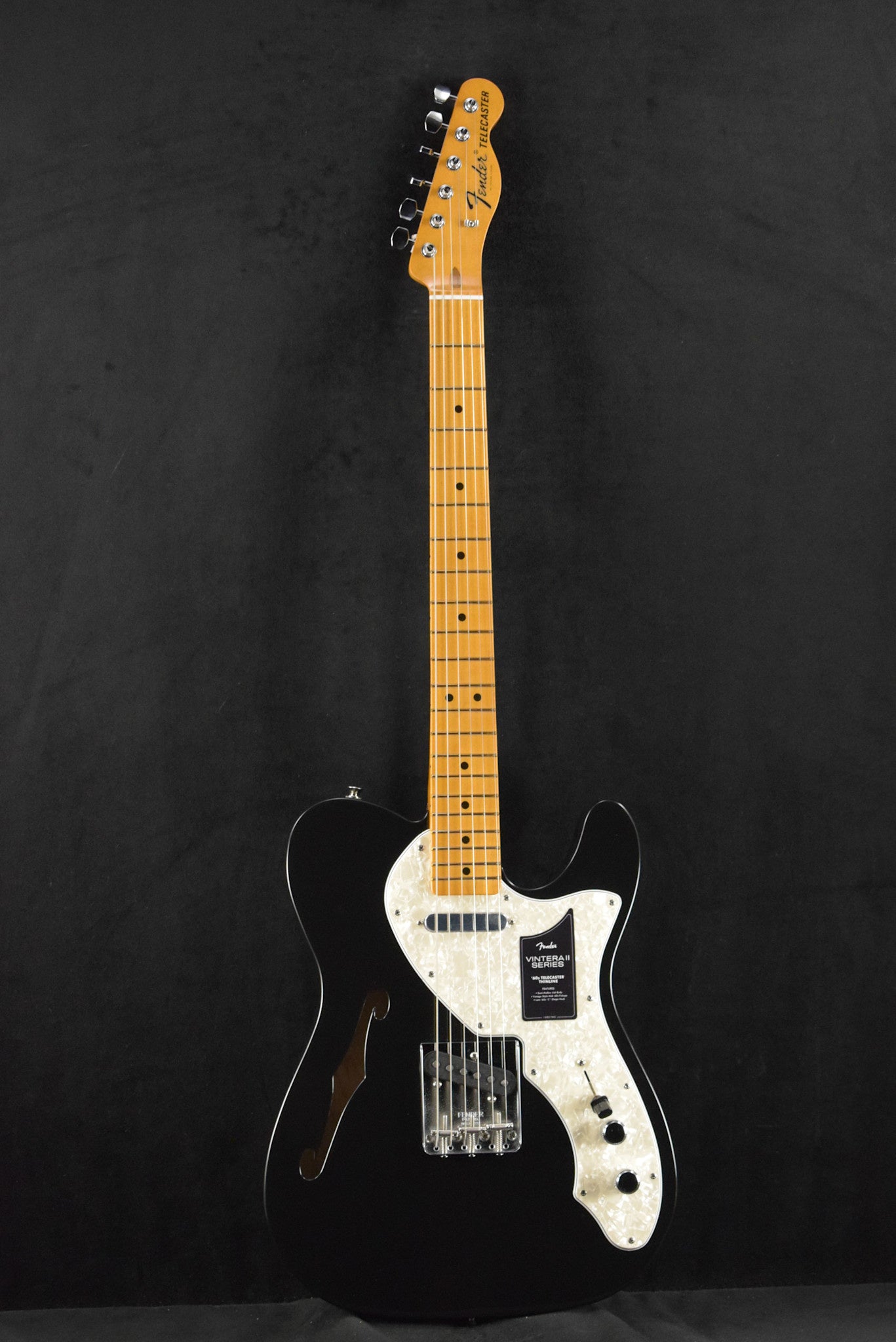 Fender Vintera II '60s Telecaster Thinline Black Maple Fingerboard