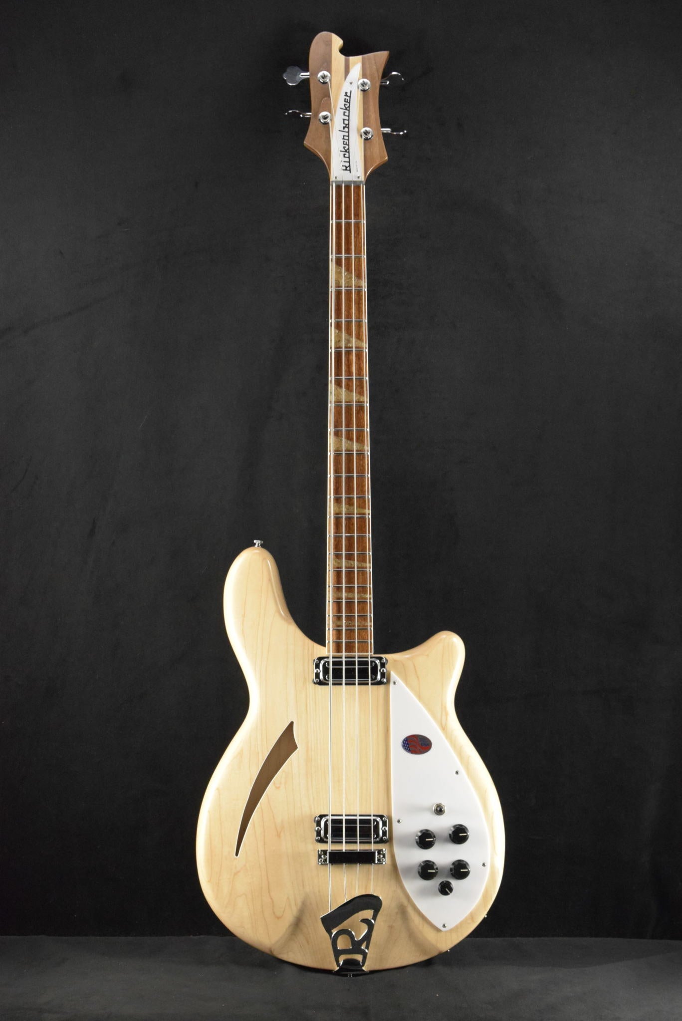 Rickenbacker 4005V Vintage Reissue Semi-Hollow Bass Guitar Mapleglo