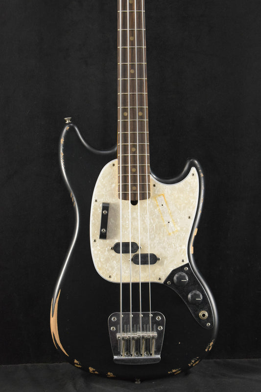Fender JMJ Road Worn Mustang Bass Black