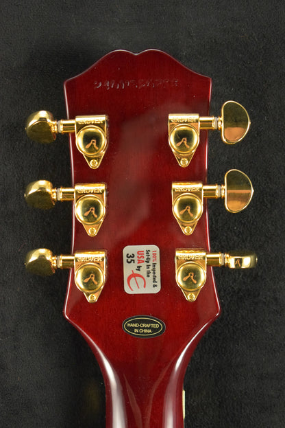 Epiphone Alex Lifeson Les Paul Custom Axcess Ruby