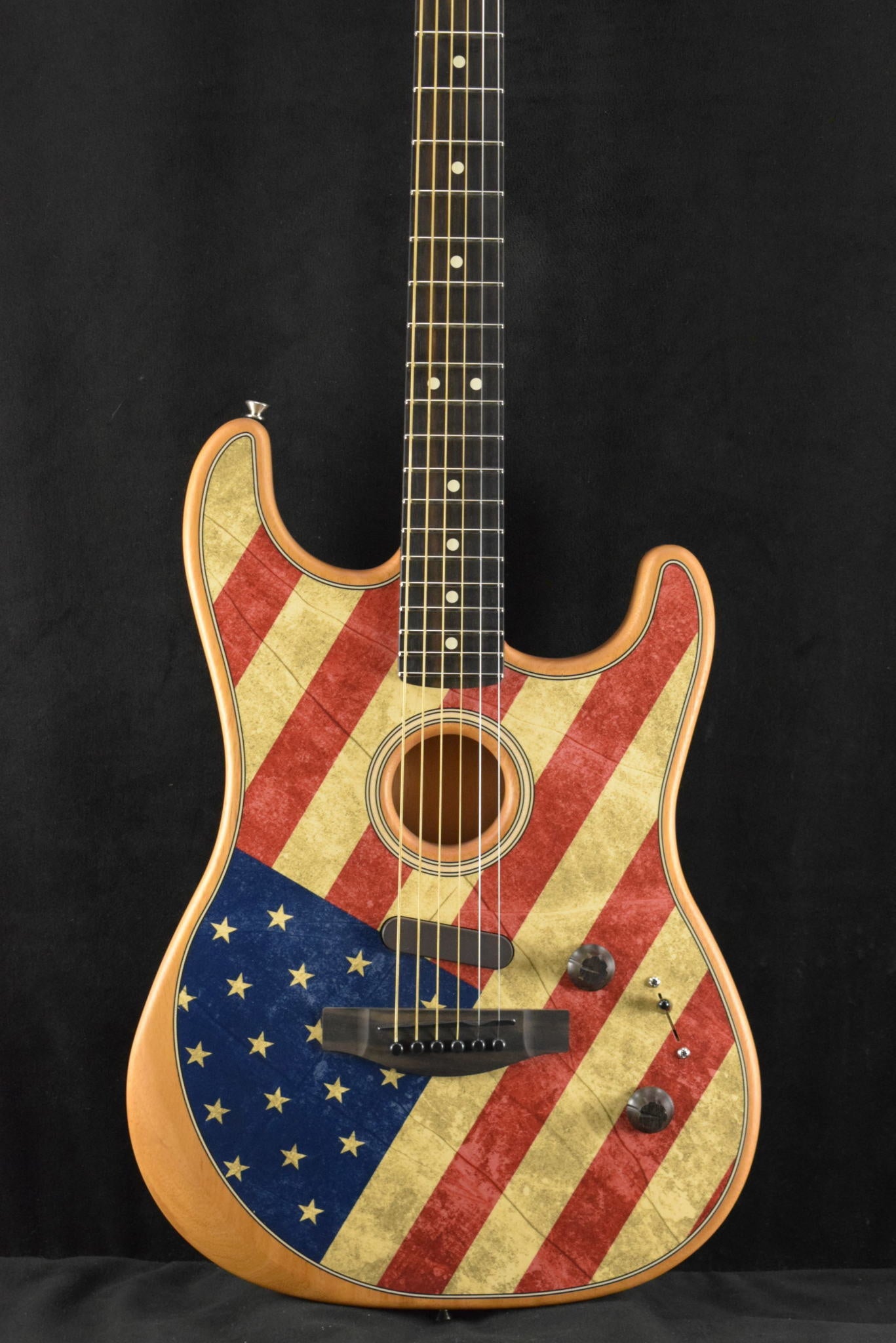 Fender Limited Edition American Acoustasonic Stratocaster USA Flag
