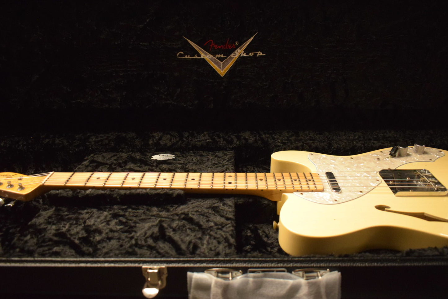 Fender Custom Shop '68 Tele Thinline Journeyman Relic - Aged Vintage Blonde