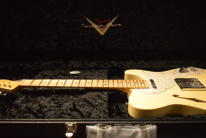 Fender Custom Shop '68 Tele Thinline Journeyman Relic - Aged Vintage Blonde