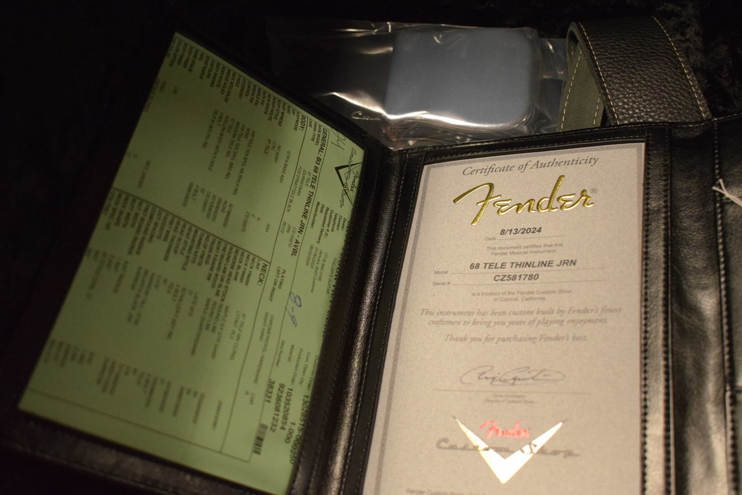 Fender Custom Shop '68 Tele Thinline Journeyman Relic - Aged Vintage Blonde