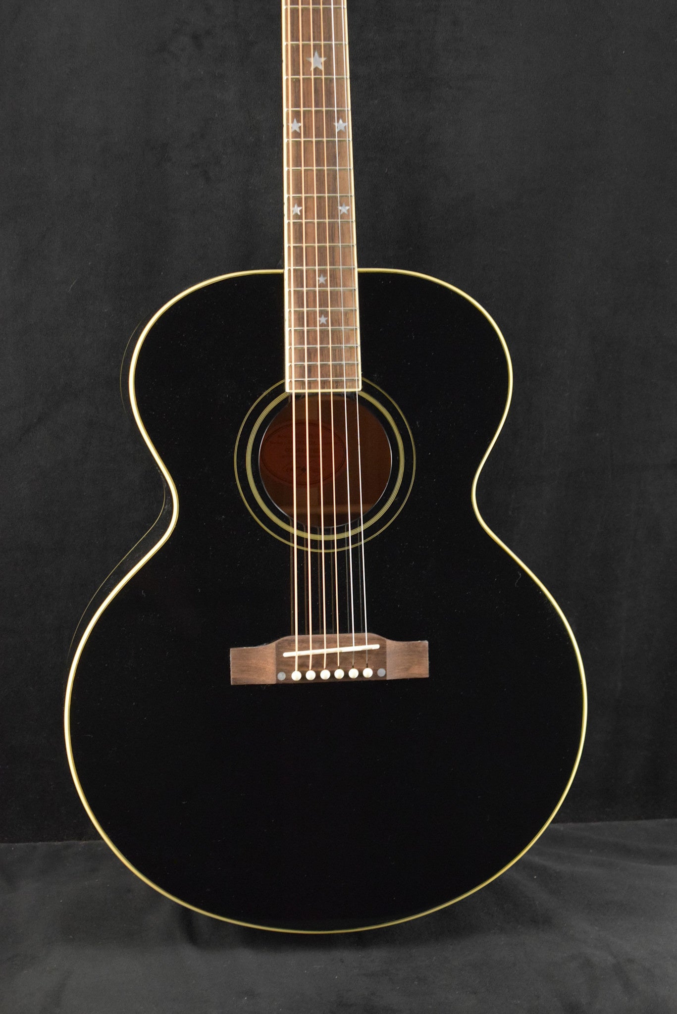 Epiphone IGC J-180 LS Long-Scale Ebony (Includes Hard Case)