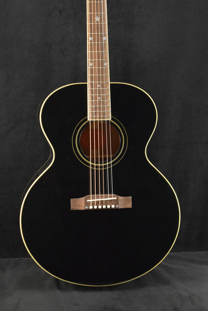 Epiphone IGC J-180 LS Long-Scale Ebony (Includes Hard Case)