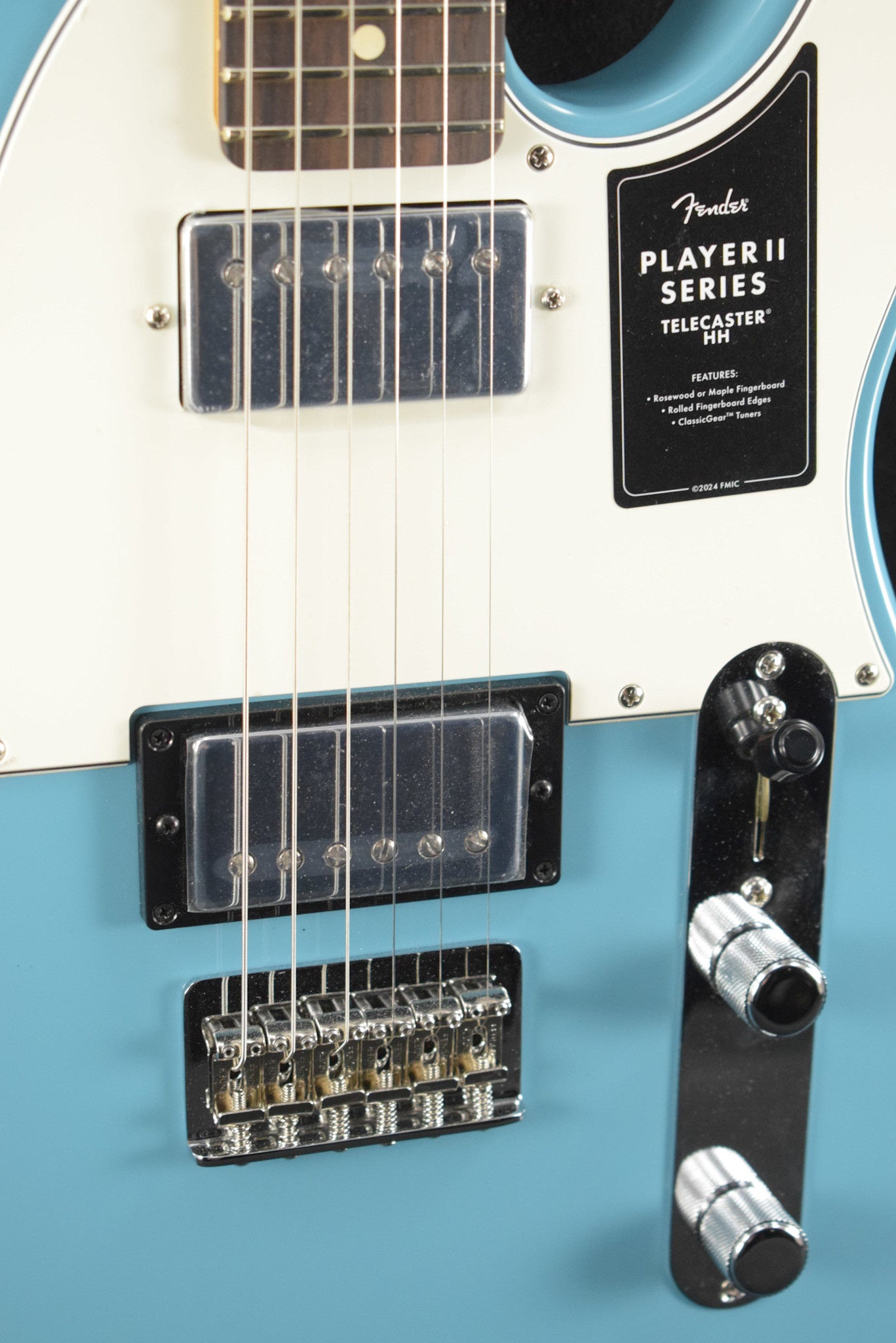 Fender Player II Telecaster HH Aquatone Blue Rosewood Fingerboard