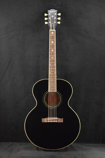 Epiphone IGC J-180 LS Long-Scale Ebony (Includes Hard Case)
