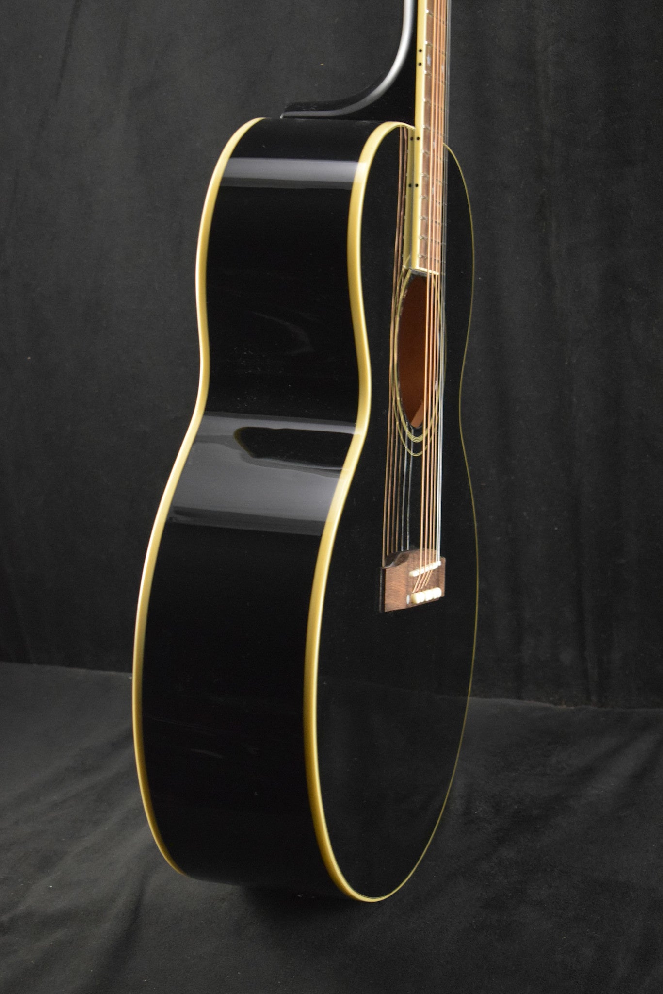 Epiphone IGC J-180 LS Long-Scale Ebony (Includes Hard Case)