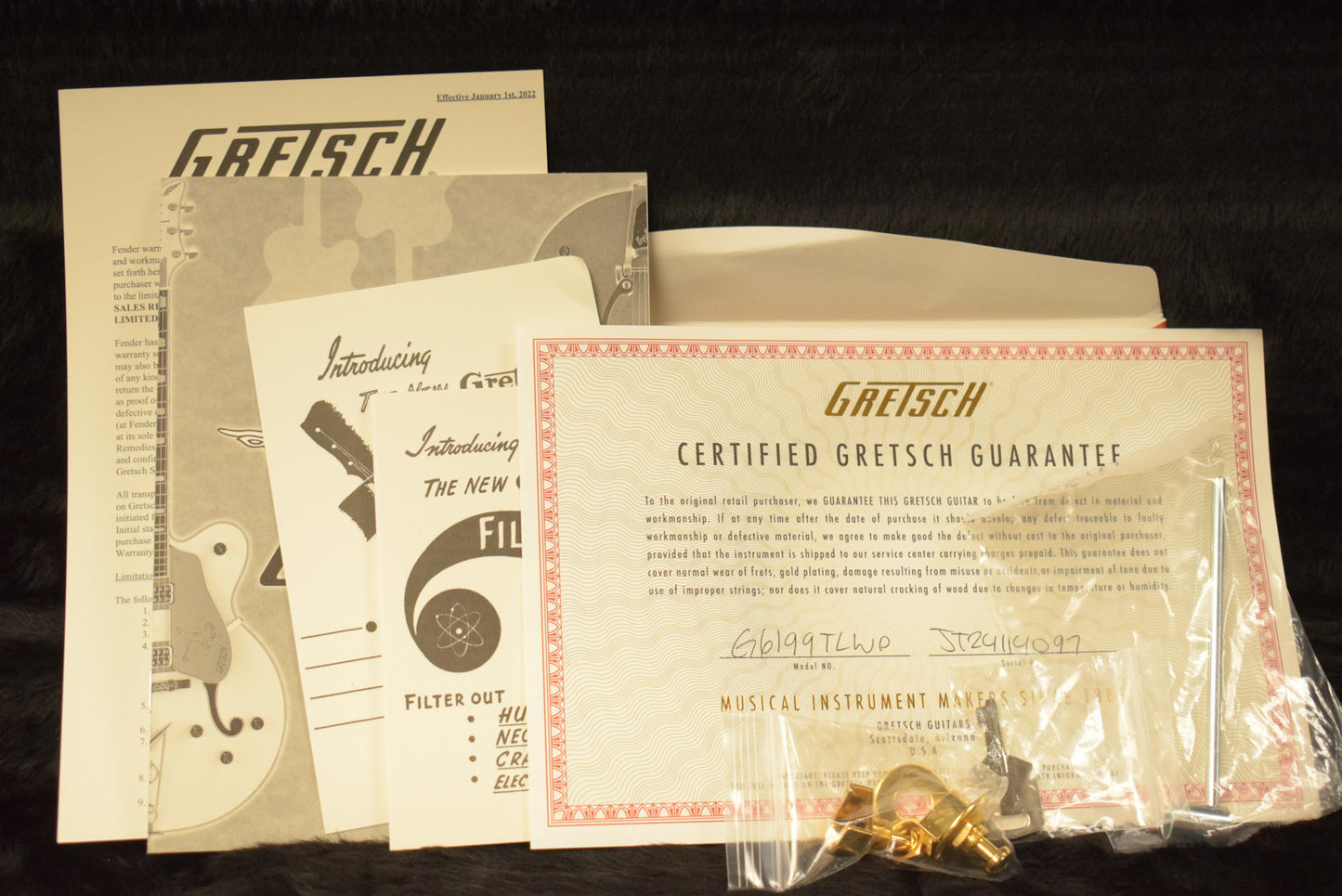 Gretsch G6199TLWP Billy-Bo Lacquer White Penguin - Fuller's Exclusive