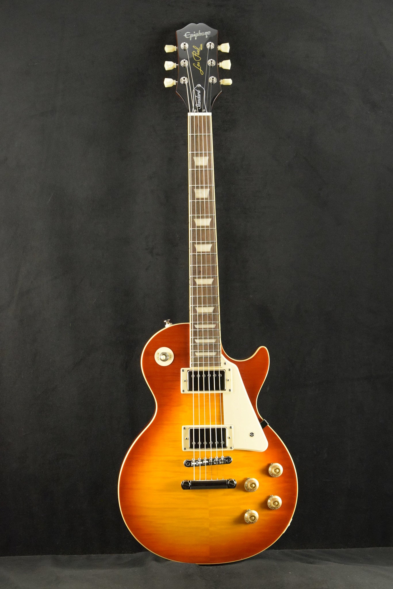 Epiphone Les Paul Standard 50s Figured Top Washed Cherry Sunburst w/Gig Bag