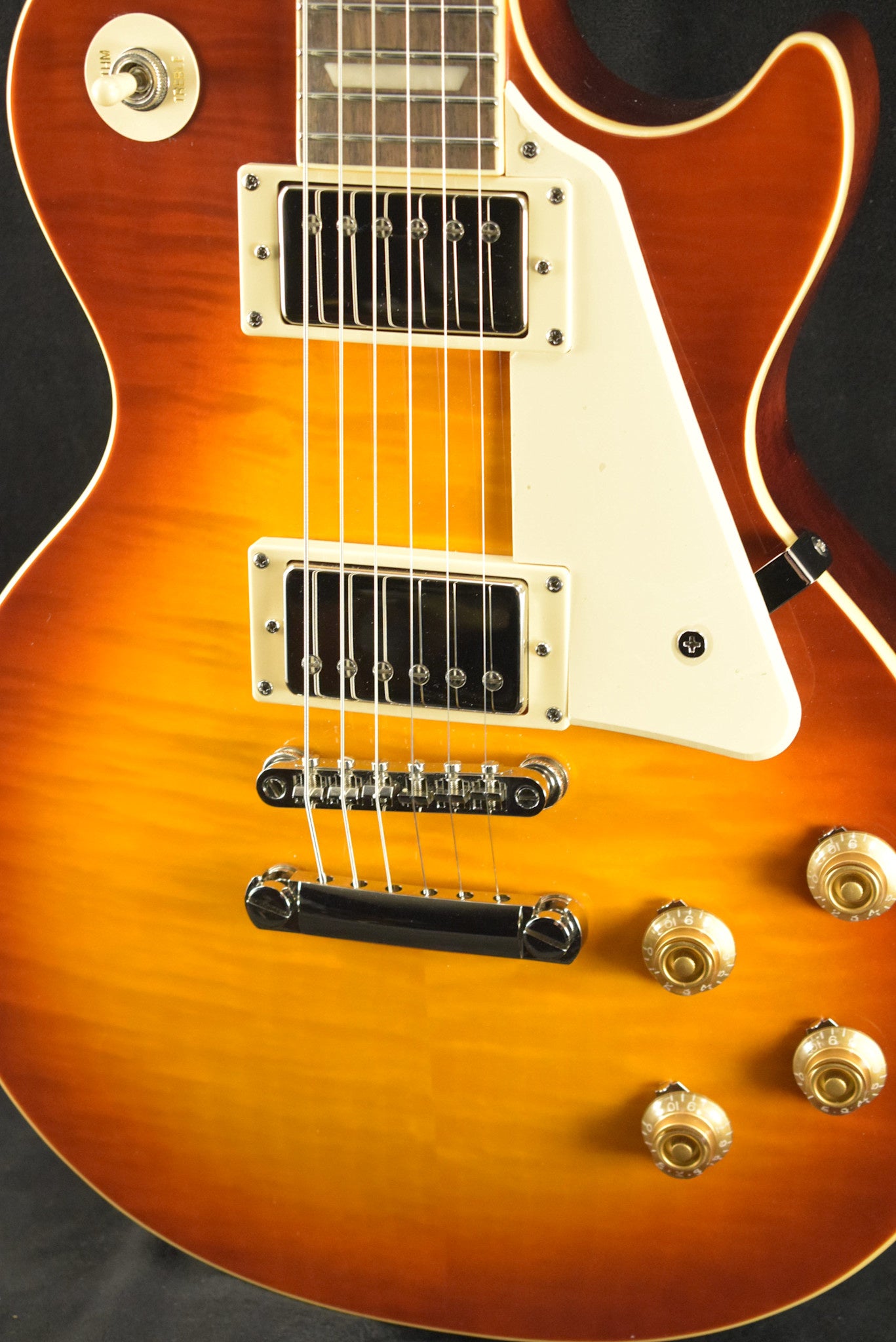 Epiphone Les Paul Standard 50s Figured Top Washed Cherry Sunburst w/Gig Bag