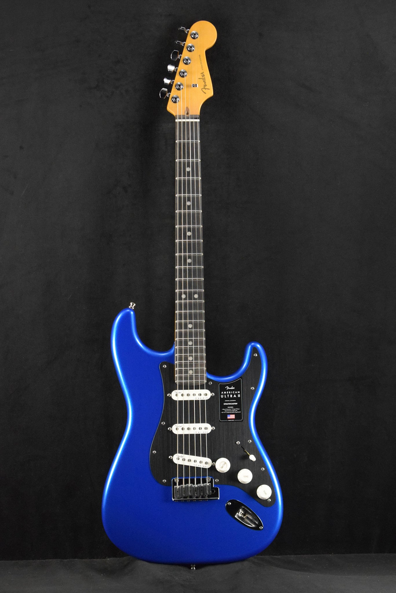 Fender American Ultra II Stratocaster Noble Blue Ebony Fingerboard