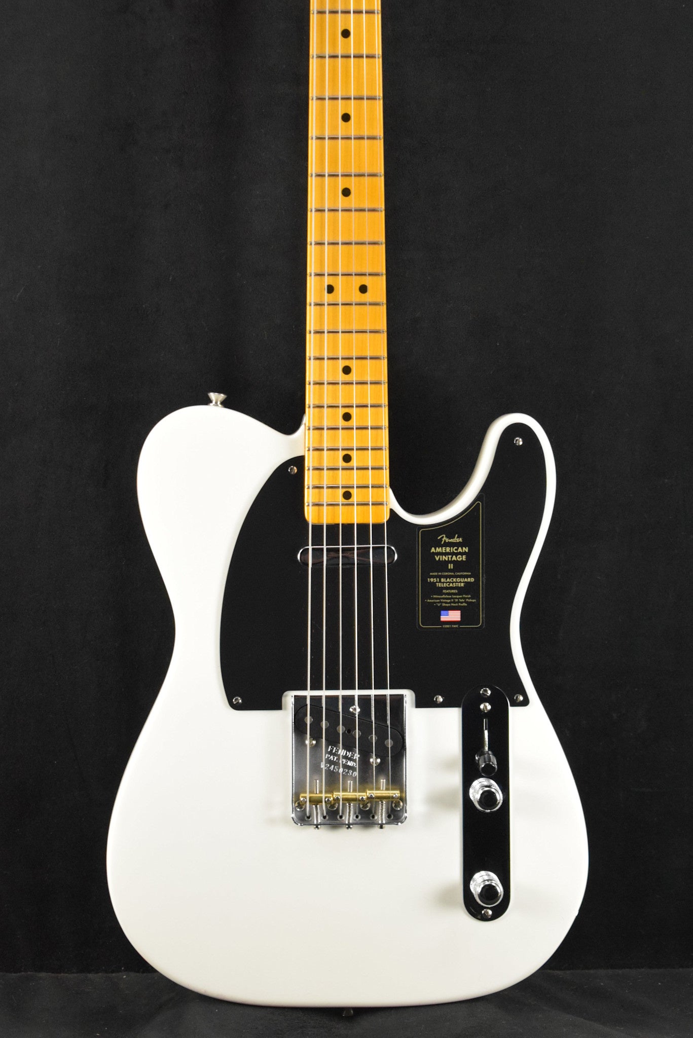 Fender American Vintage II 1951 Telecaster Prototype White Maple Fingerboard