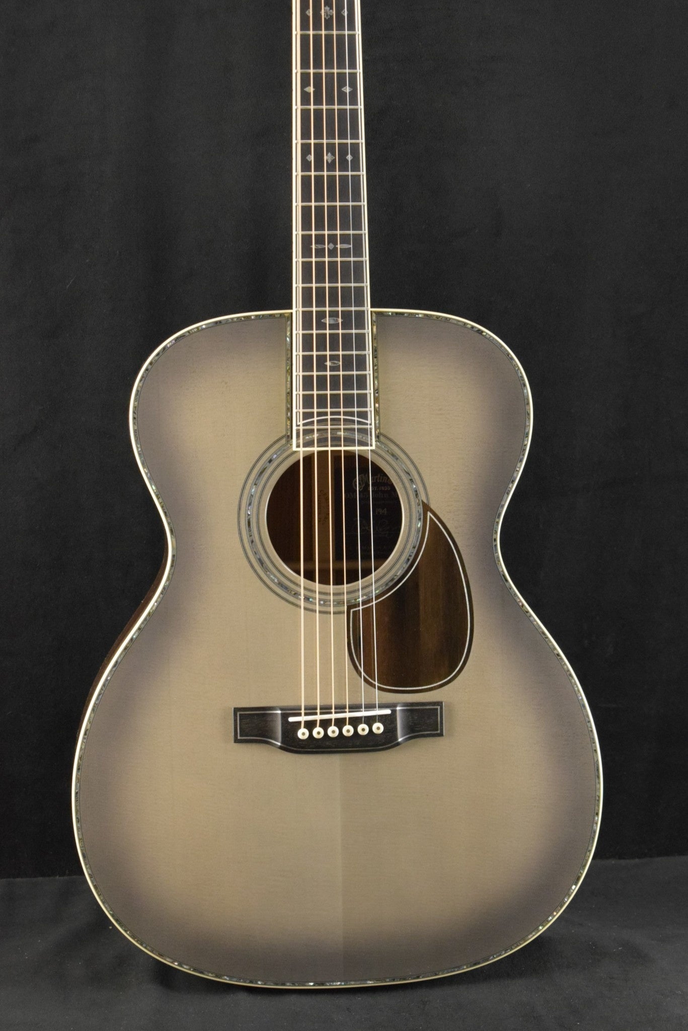 Martin OM-45 John Mayer 20th Anniversary Platinum Gray Burst
