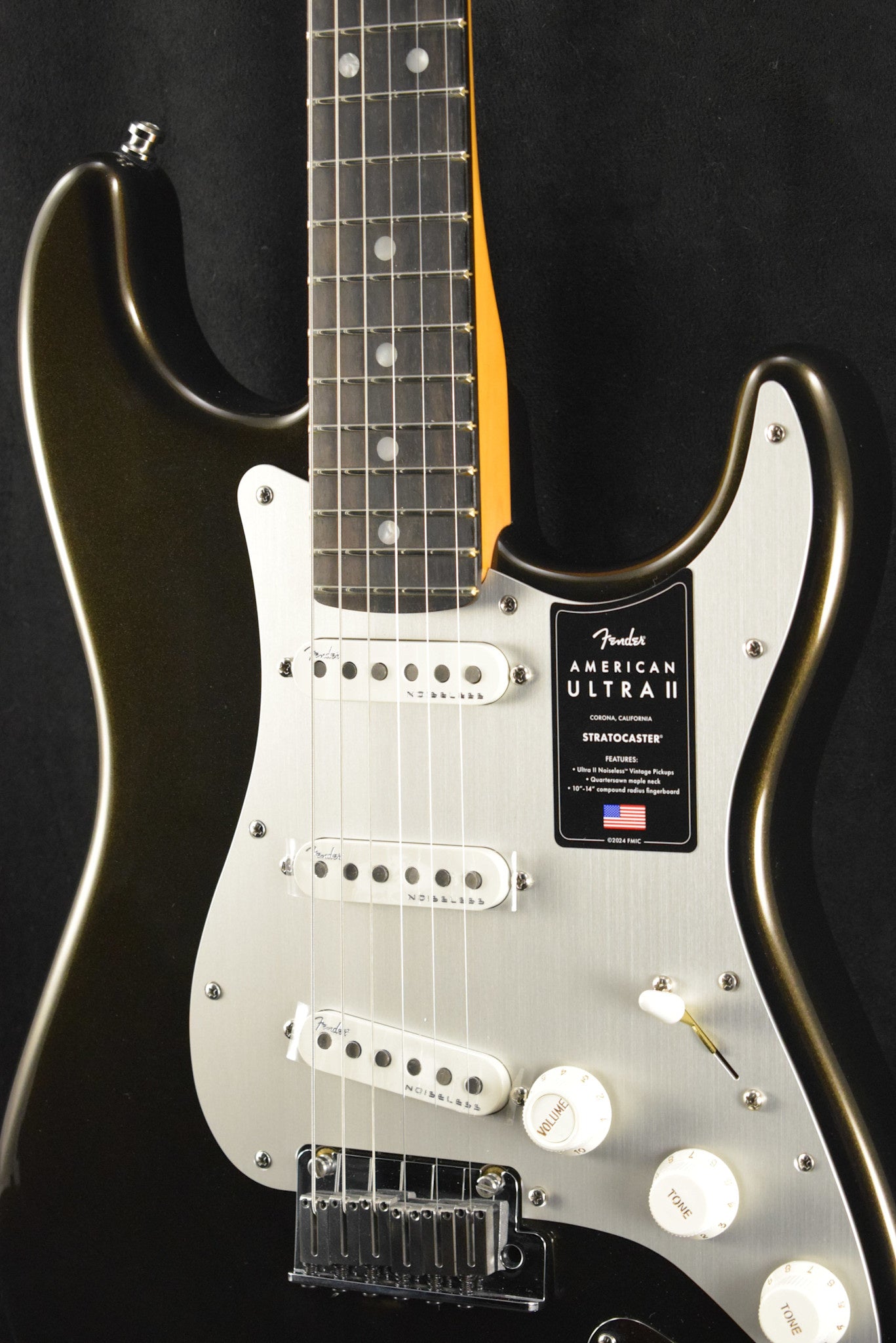 Fender American Ultra II Stratocaster Texas Tea Ebony Fingerboard