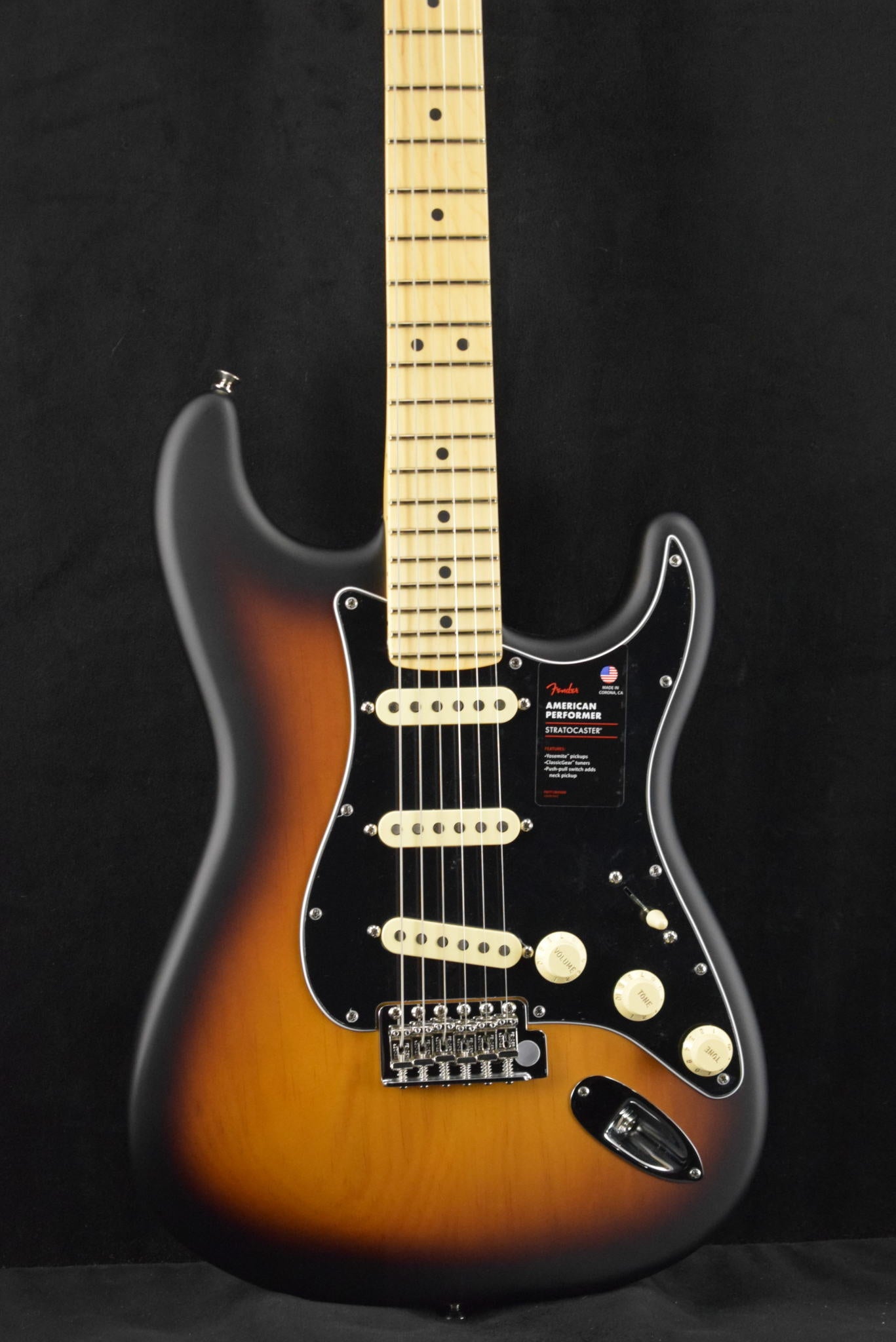 Fender American Performer Pine Stratocaster 2-Color Sunburst Maple Fingerboard