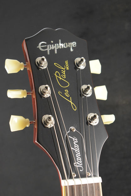 Epiphone Les Paul Standard 50s Figured Top Washed Cherry Sunburst w/Gig Bag