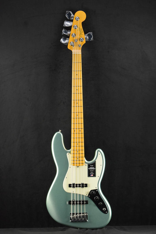 Fender American Professional II Jazz Bass V Mystic Surf Green Maple Fingerboard