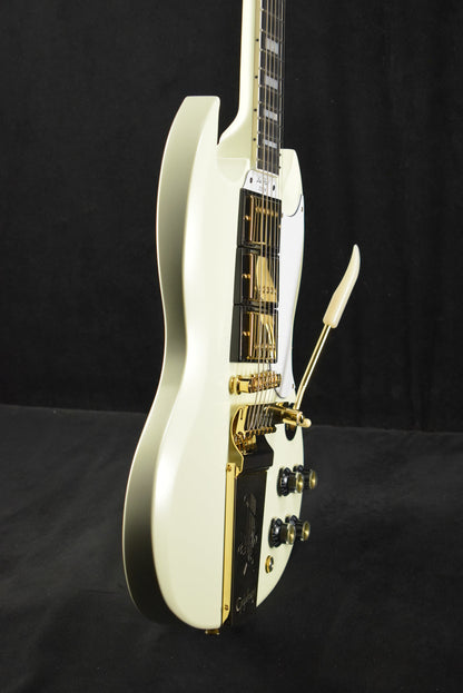 Epiphone IGC 1963 Les Paul SG Custom With Maestro Vibrola Classic White (Includes Hard Case)