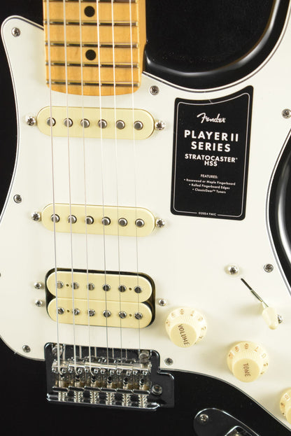 Fender Player II Stratocaster HSS Black Maple Fingerboard